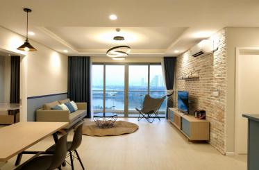 Cho thuê căn hộ 2 phòng ngủ Đảo Kim Cương, tháp Hawaii, view sông SG, Quận 1