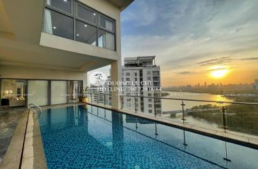 Cho thuê Penthouse Đảo Kim Cương Quận 2, 4 phòng ngủ, nội thất đẹp, có hồ bơi,...