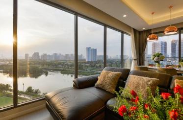 Cho thuê căn hộ 3 phòng ngủ Đảo Kim Cương, tháp Hawaii, view sông Sài Gòn, Q.1