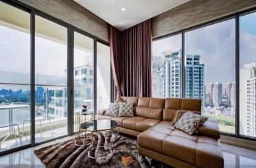 Cho thuê căn hộ 3 phòng ngủ Đảo Kim Cương, tháp Malidves, view sông SG, Q.1, nội thất...
